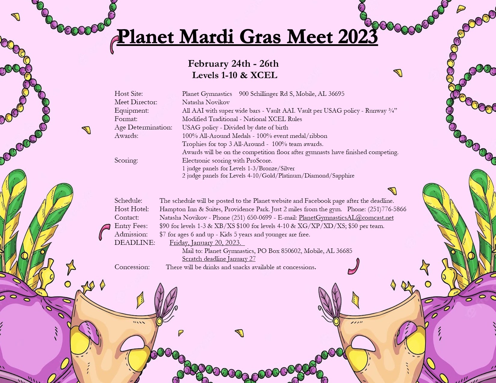 Mobile 2023 Mardi Gras Schedule